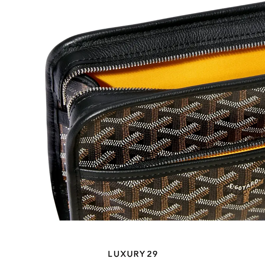 Goyard Jouvence PM Toiletry Bag Black GOYARD Luxury29