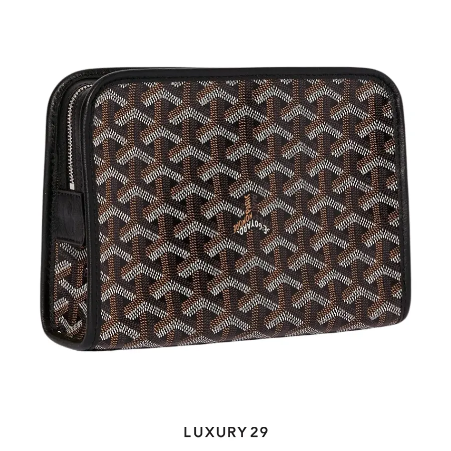 Goyard Jouvence PM Toiletry Bag Black GOYARD Luxury29