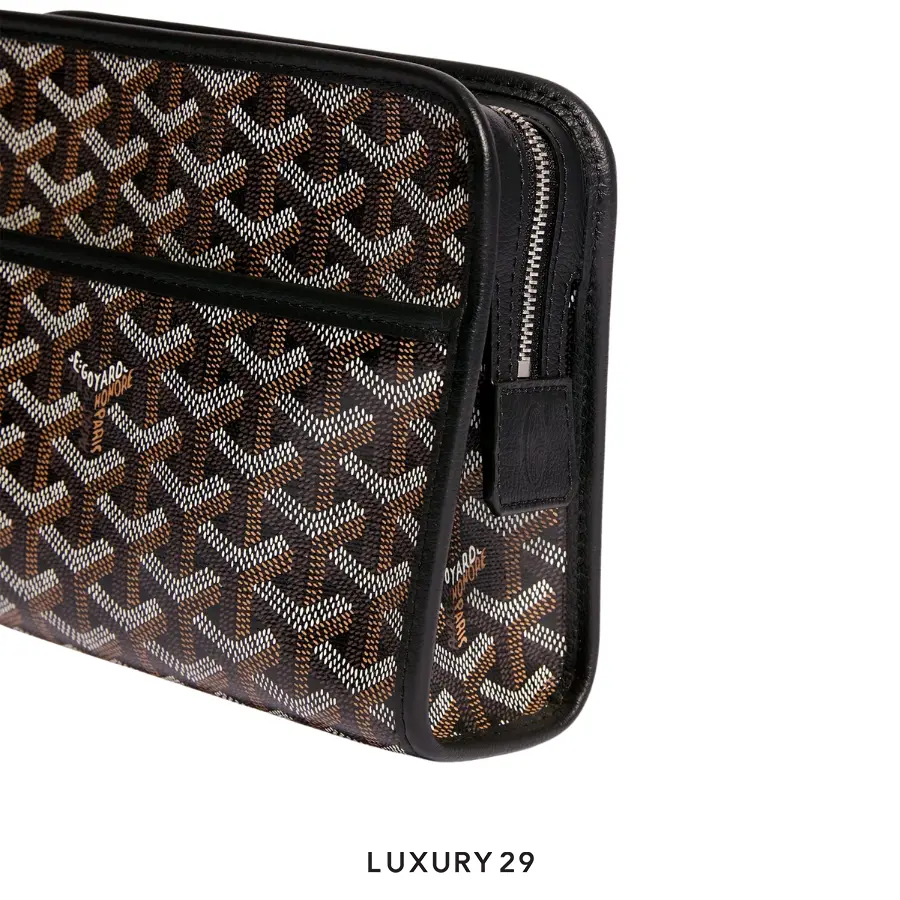 Goyard Jouvence PM Toiletry Bag Black GOYARD Luxury29