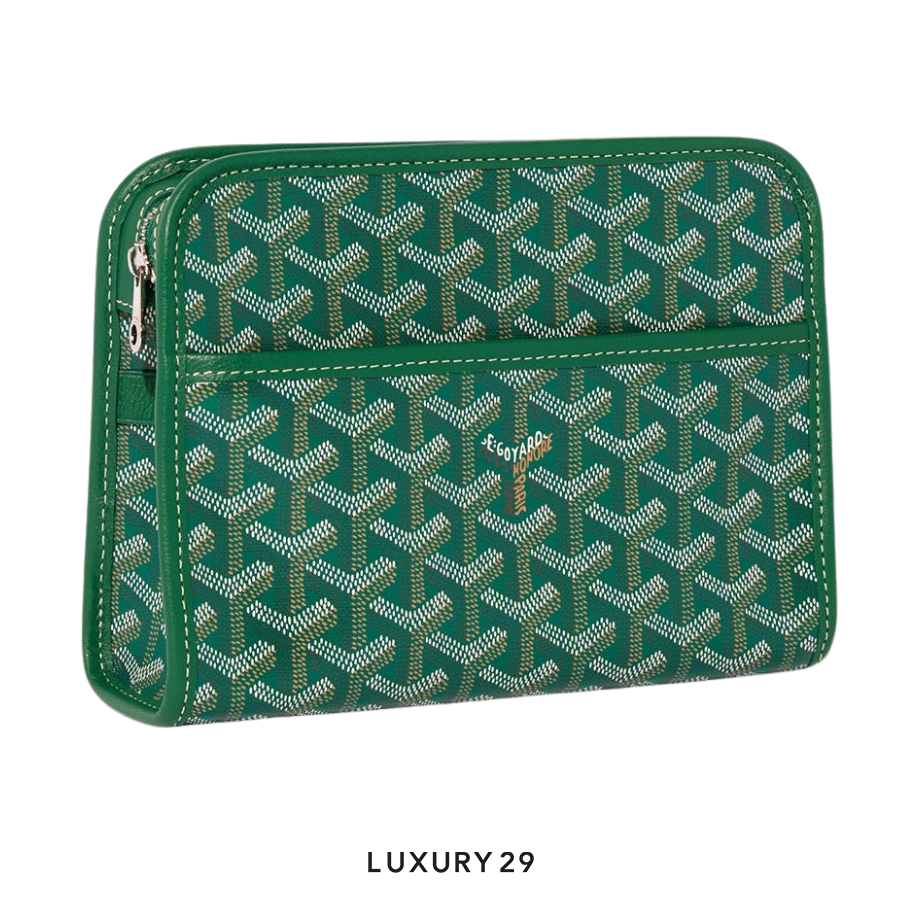 Goyard Jouvence PM Toiletry Bag Green GOYARD