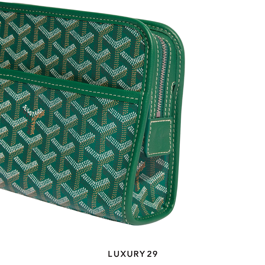 Goyard Jouvence PM Toiletry Bag Green GOYARD