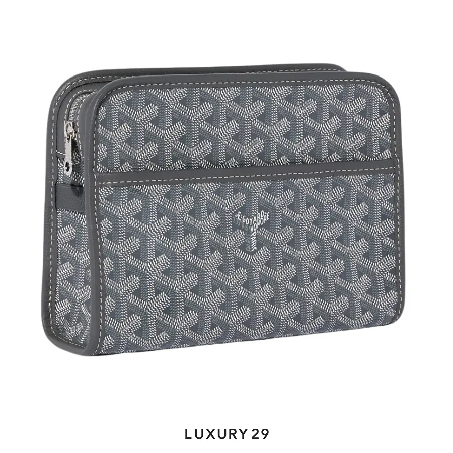 Goyard Jouvence PM Toiletry Bag Grey GOYARD Luxury29