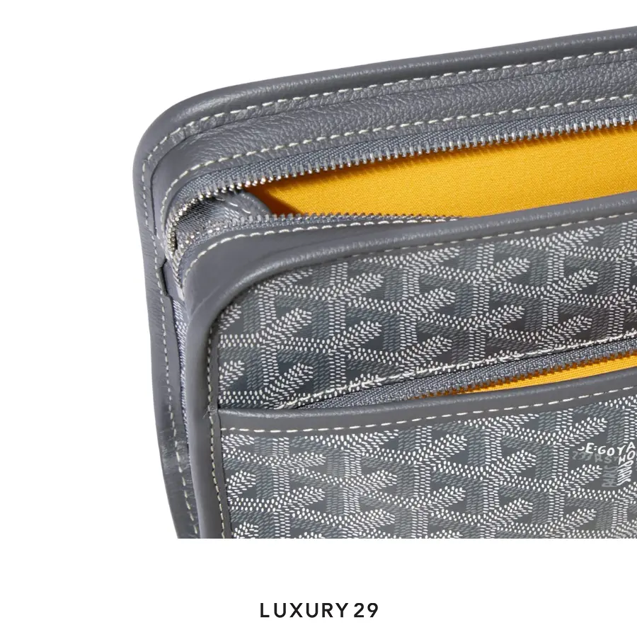 Goyard Jouvence PM Toiletry Bag Grey GOYARD Luxury29