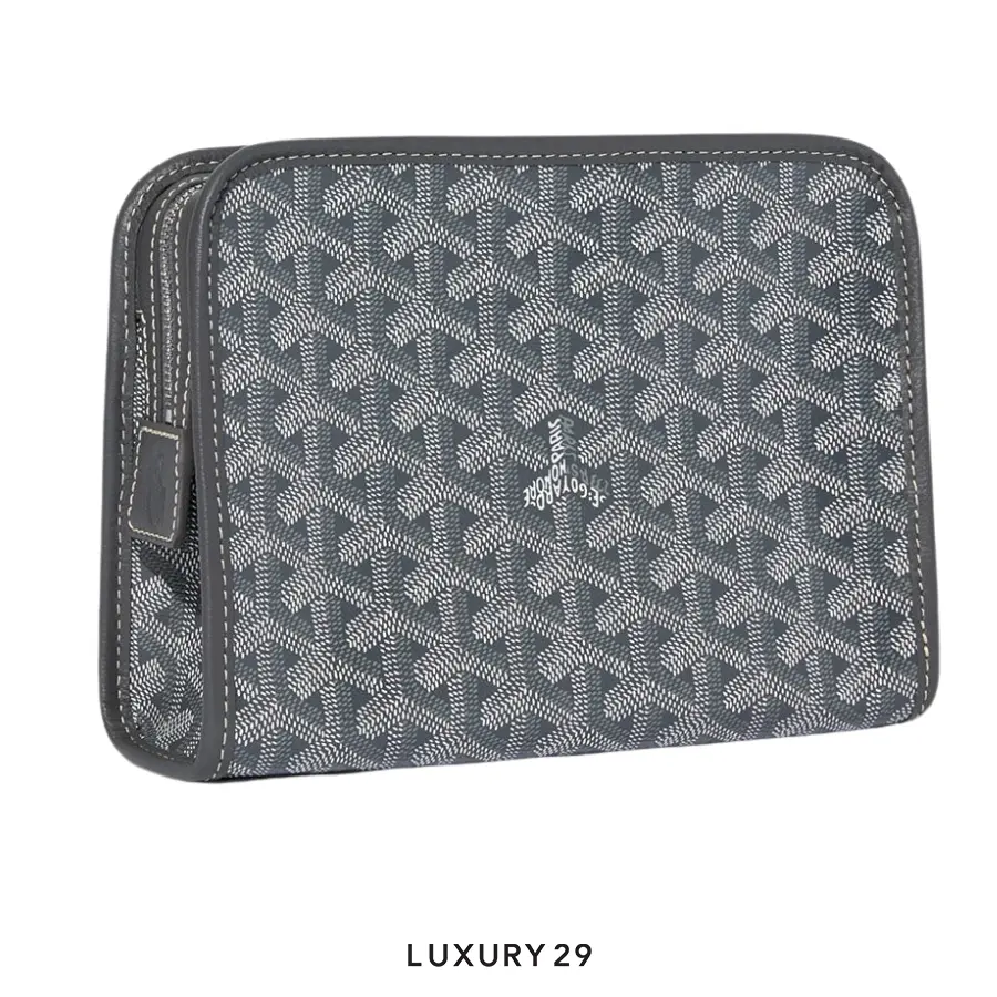 Goyard Jouvence PM Toiletry Bag Grey GOYARD Luxury29
