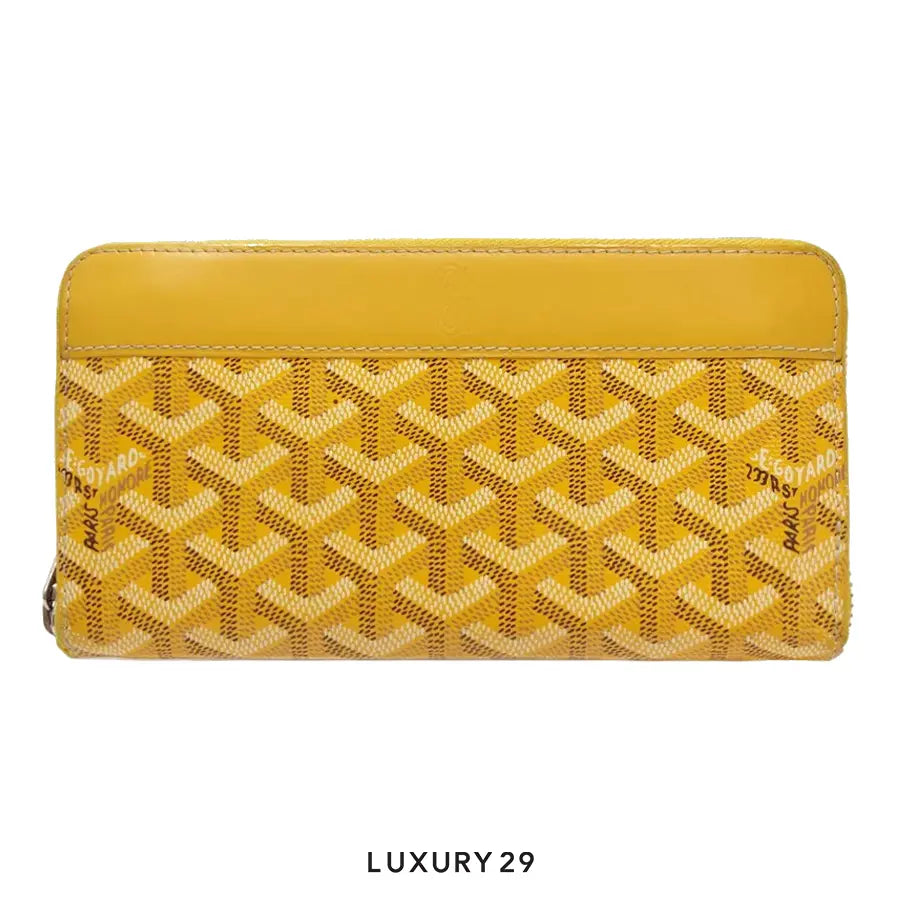 Goyard Matignon GM Wallet Yellow
