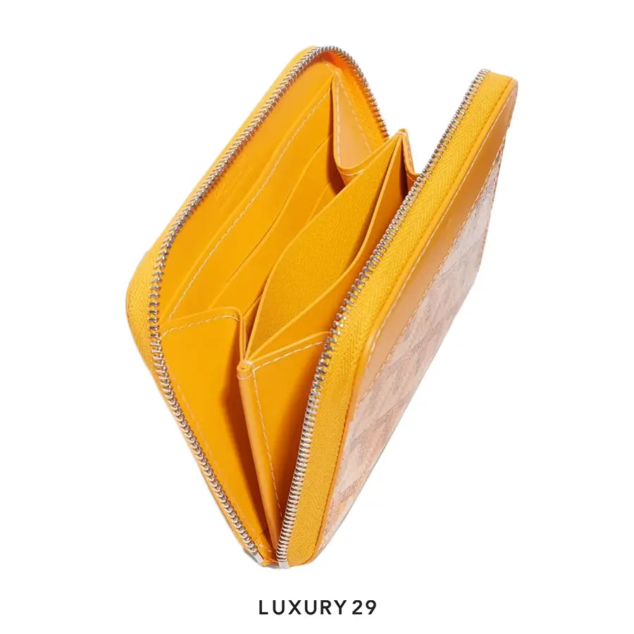 Goyard Matignon PM Wallet Yellow GOYARD
