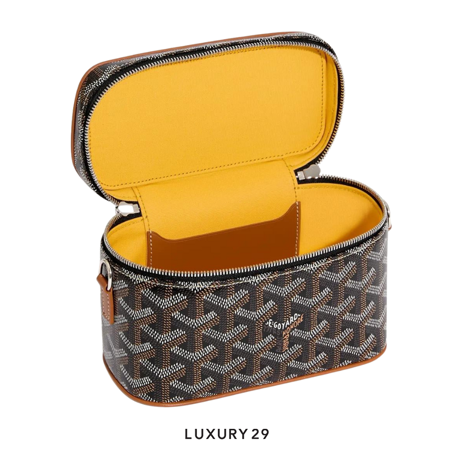 Goyard Muse Mini Vanity Black & Tan GOYARD Luxury29