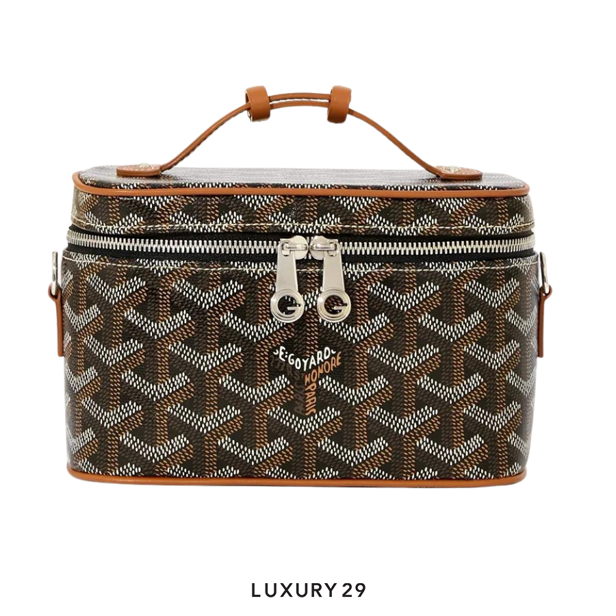 Goyard Muse Mini Vanity Black & Tan GOYARD Luxury29