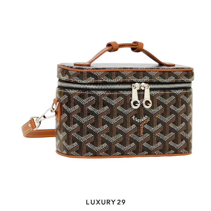 Goyard Muse Mini Vanity Black & Tan GOYARD Luxury29