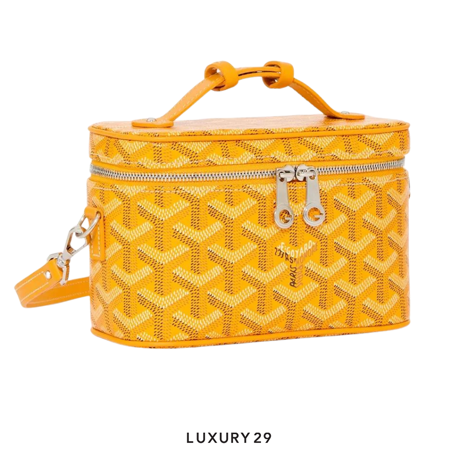 Goyard Muse Mini Vanity Yellow GOYARD Luxury29