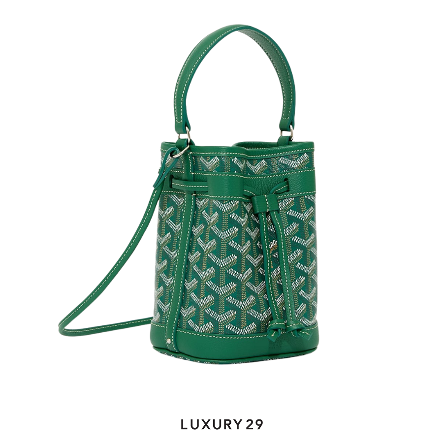 Goyard Petit Flot Mini bucket Bag Green GOYARD