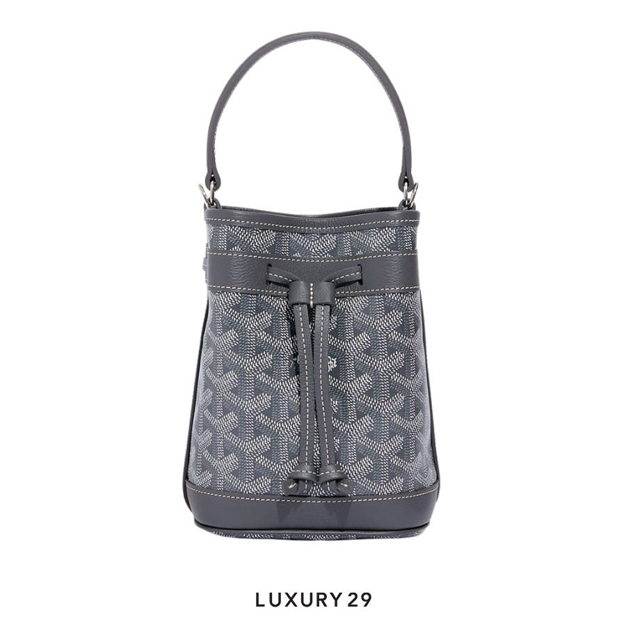 Goyard Petit Flot Mini bucket Bag Grey GOYARD