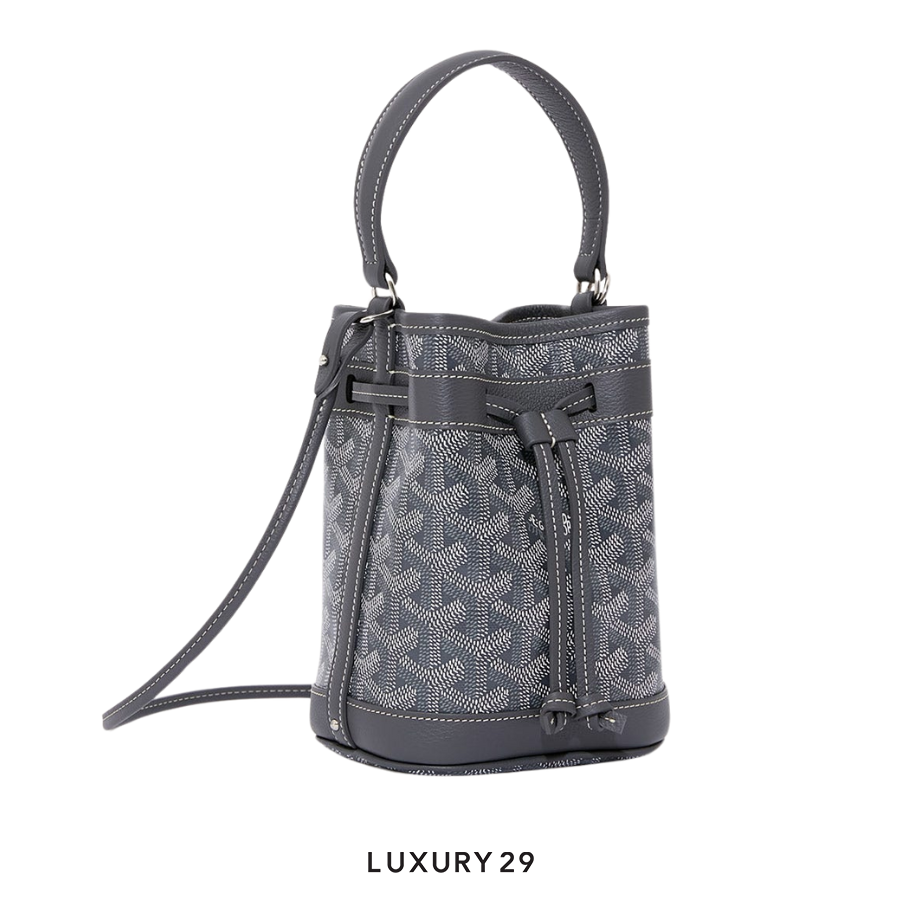 Goyard Petit Flot Mini bucket Bag Grey GOYARD