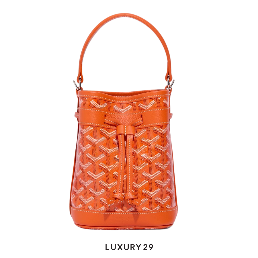 Goyard Petit Flot Mini bucket Bag Orange GOYARD