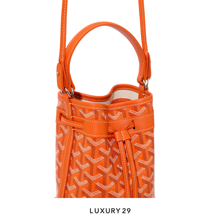 Goyard Petit Flot Mini bucket Bag Orange GOYARD