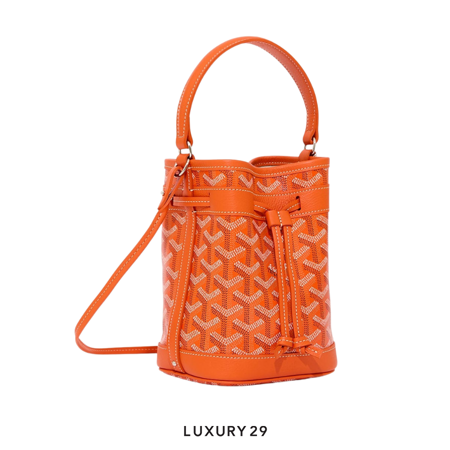 Goyard Petit Flot Mini bucket Bag Orange GOYARD