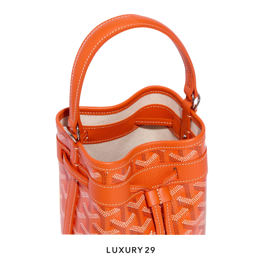 Goyard Petit Flot Mini bucket Bag Orange GOYARD