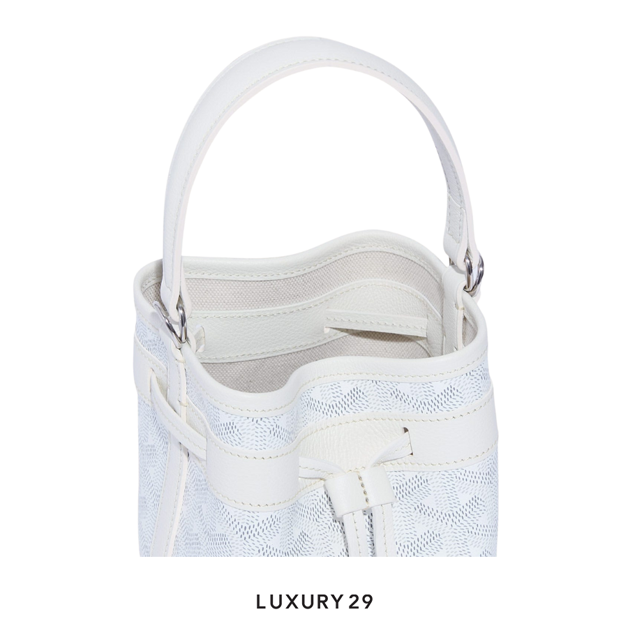 Goyard Petit Flot Mini bucket Bag White GOYARD