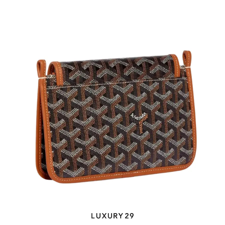 Goyard Plumet Pocket Wallet Black & Tan GOYARD