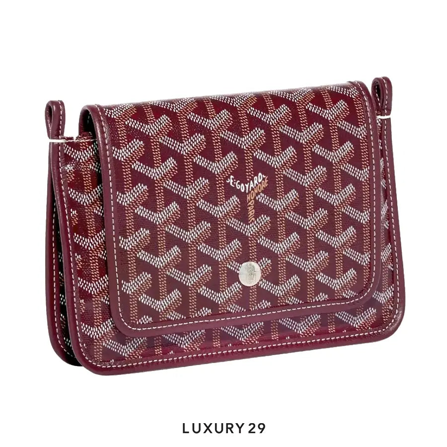 Goyard Plumet Pocket Wallet Burgundy