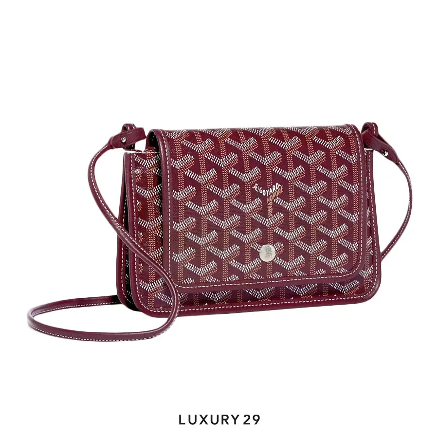 Goyard Plumet Pocket Wallet Burgundy GOYARD