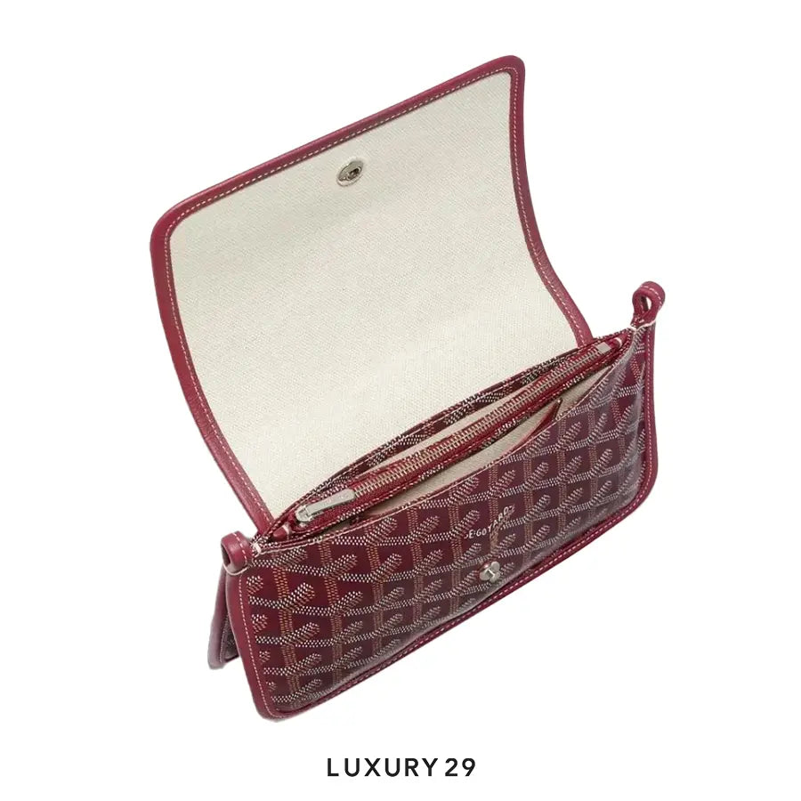 Goyard Plumet Pocket Wallet Burgundy GOYARD