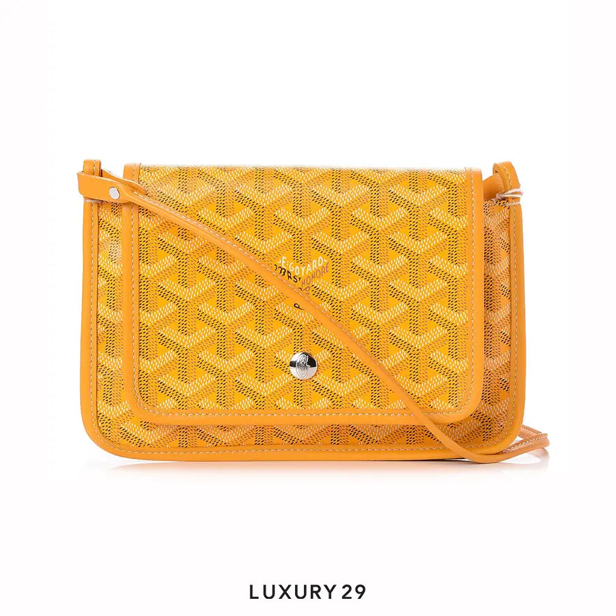 Goyard Plumet Pocket Wallet Yellow GOYARD
