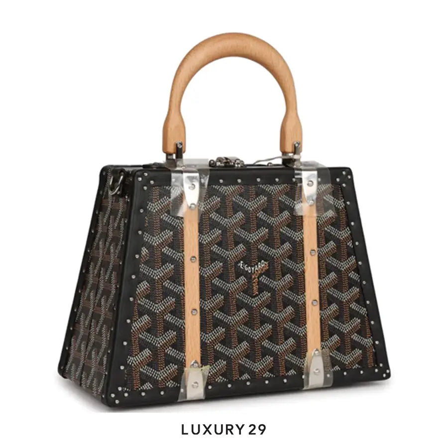 Goyard Saigon Mini Trunk Bag Black GOYARD