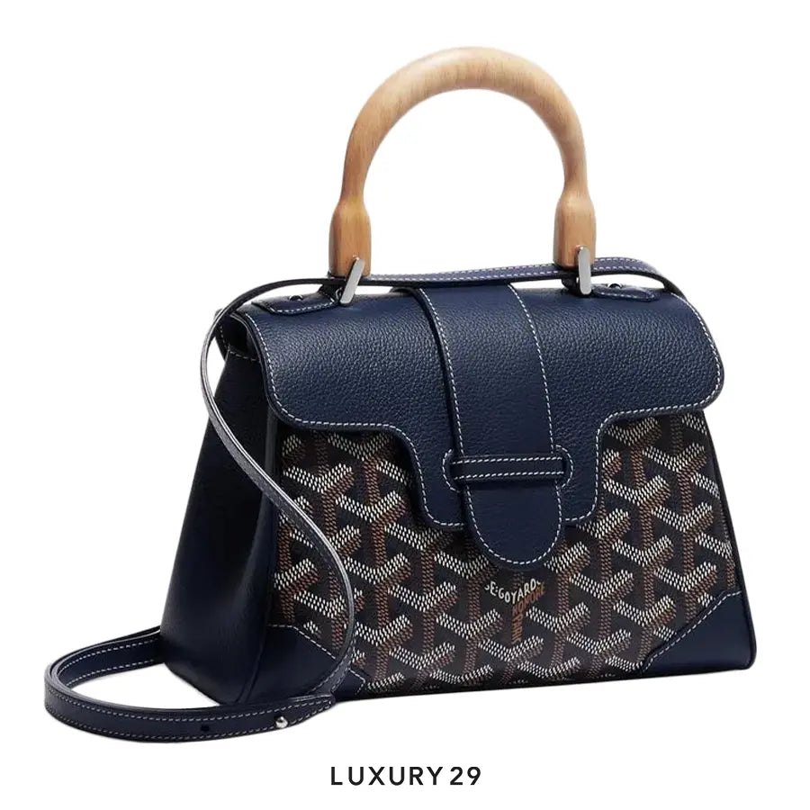 Goyard Saigon Souple Mini Bag Navy Blue GOYARD