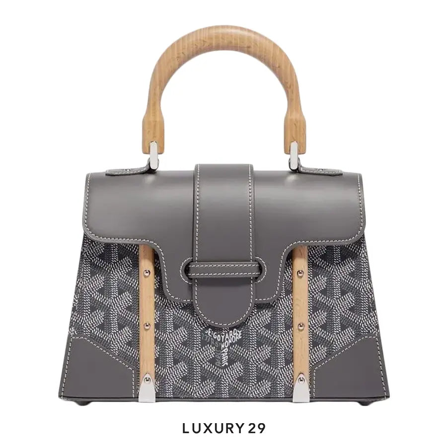 Goyard Saigon Structure Mini Bag Grey