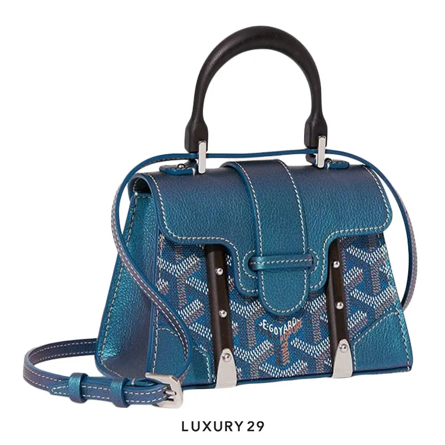 Goyard Saigon Structure Nano Bag 2024 Pearly Blue GOYARD