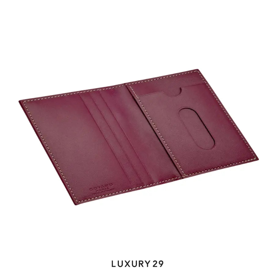 Goyard Saint-Marc Card Wallet Burgundy GOYARD