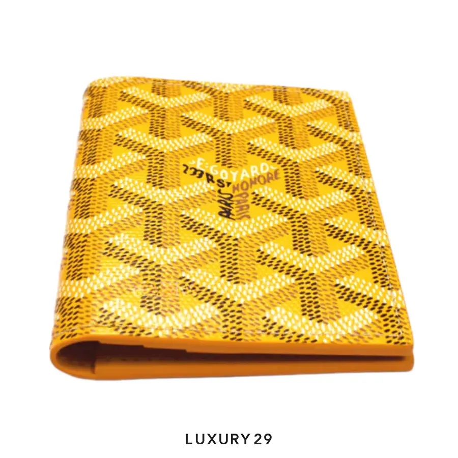 Goyard Saint-Marc Card Wallet Yellow GOYARD Luxury29