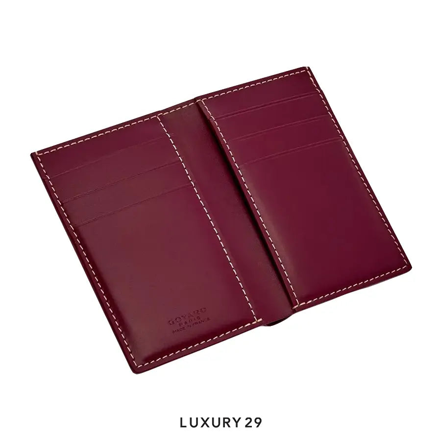 Goyard Saint-Pierre Card Wallet Card Wallet Burgundy GOYARD