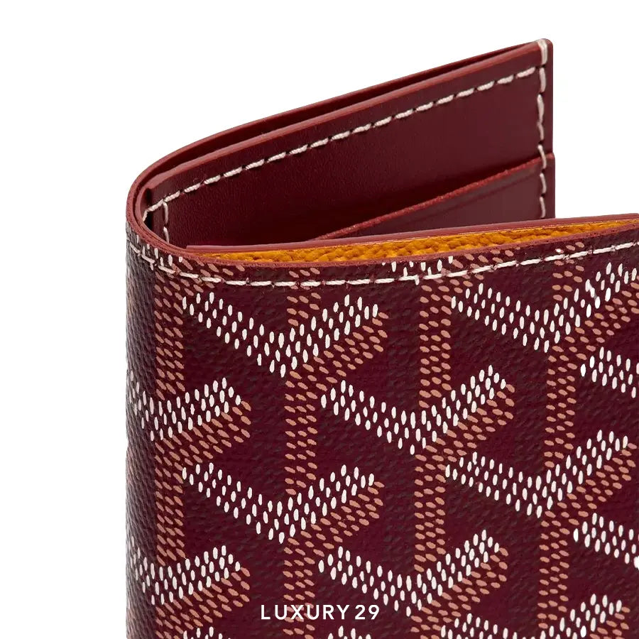 Goyard Saint-Pierre Card Wallet Card Wallet Burgundy GOYARD