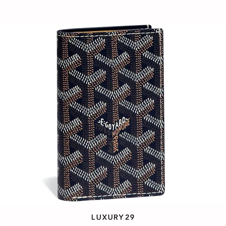 Goyard Saint-Pierre Card Wallet Navy Blue