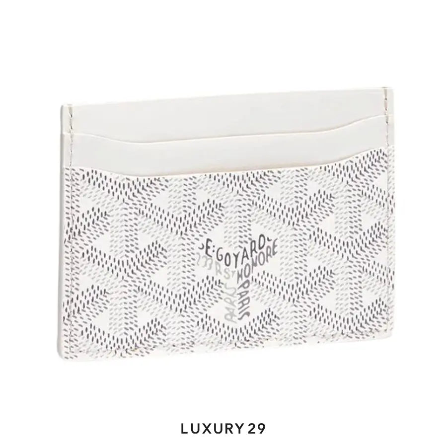 Goyard Saint-Sulpice Card Wallet White