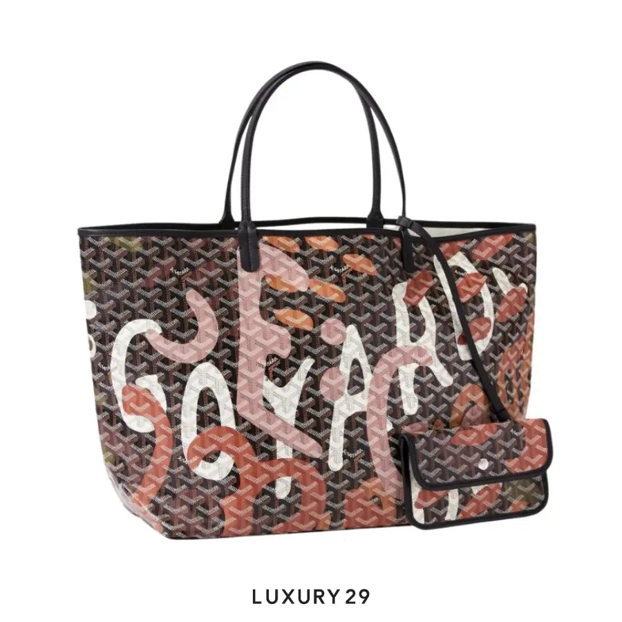Goyard Saint Louis GM Bag Lettres Camouflage Pink