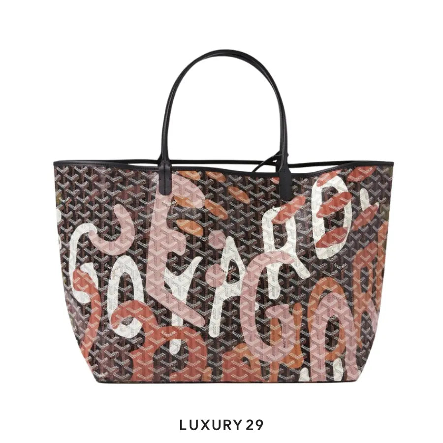Goyard Saint Louis GM Bag Lettres Camouflage Pink GOYARD