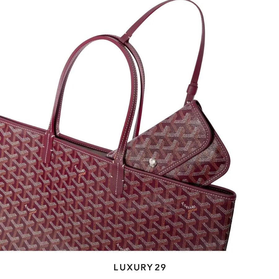 Goyard Saint Louis PM Bag Burgundy GOYARD