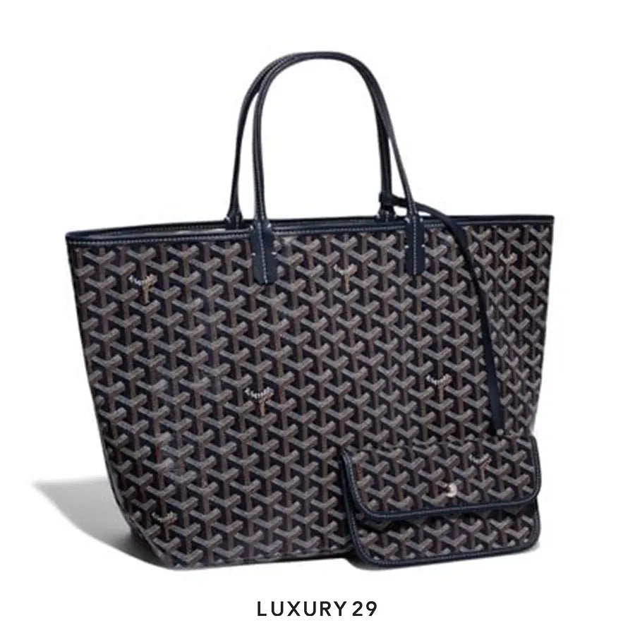 Goyard Saint Louis PM Bag Navy Blue GOYARD