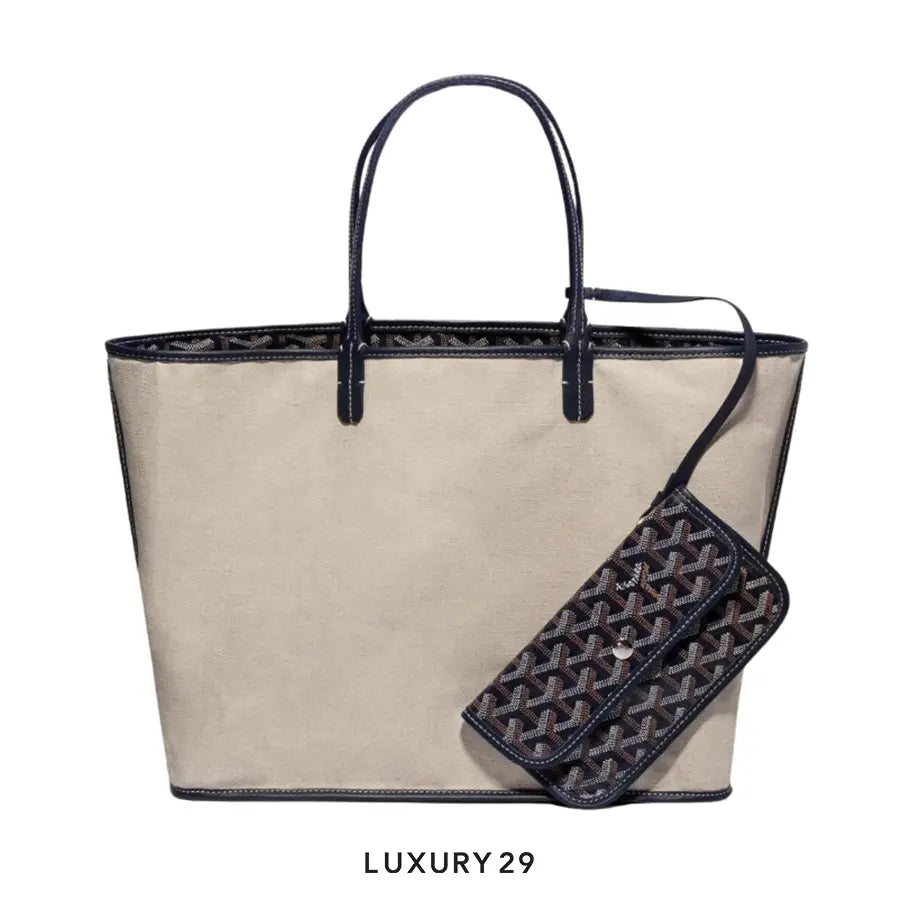 Goyard Saint Louis PM Bag Navy Blue GOYARD