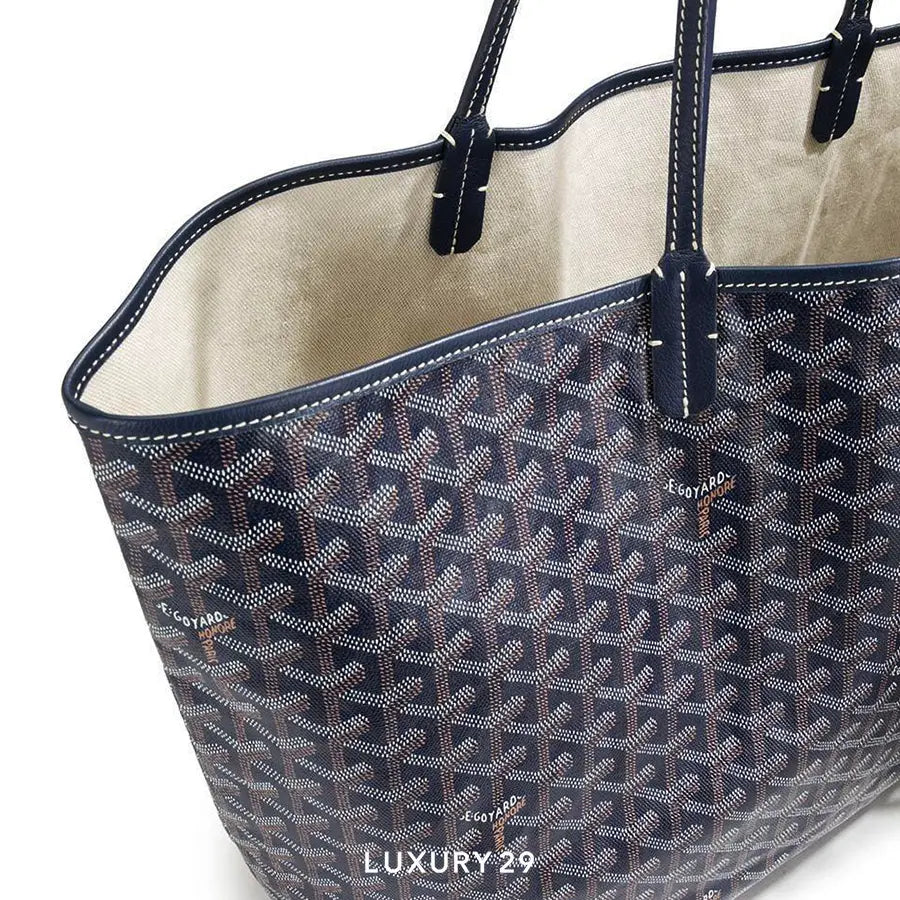 Goyard Saint Louis PM Bag Navy Blue GOYARD
