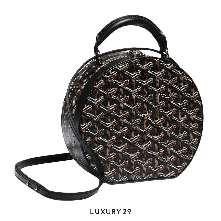Goyard The Alto Hatbox Trunk Bag Black GOYARD