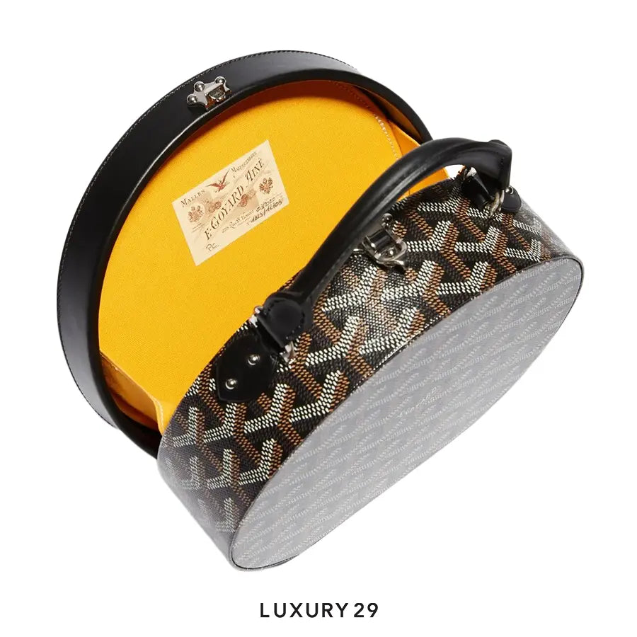 Goyard The Alto Hatbox Trunk Bag Black GOYARD