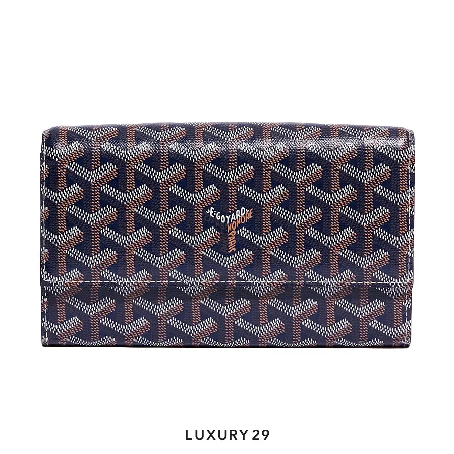 Goyard Varenne Continental Wallet Navy Blue GOYARD