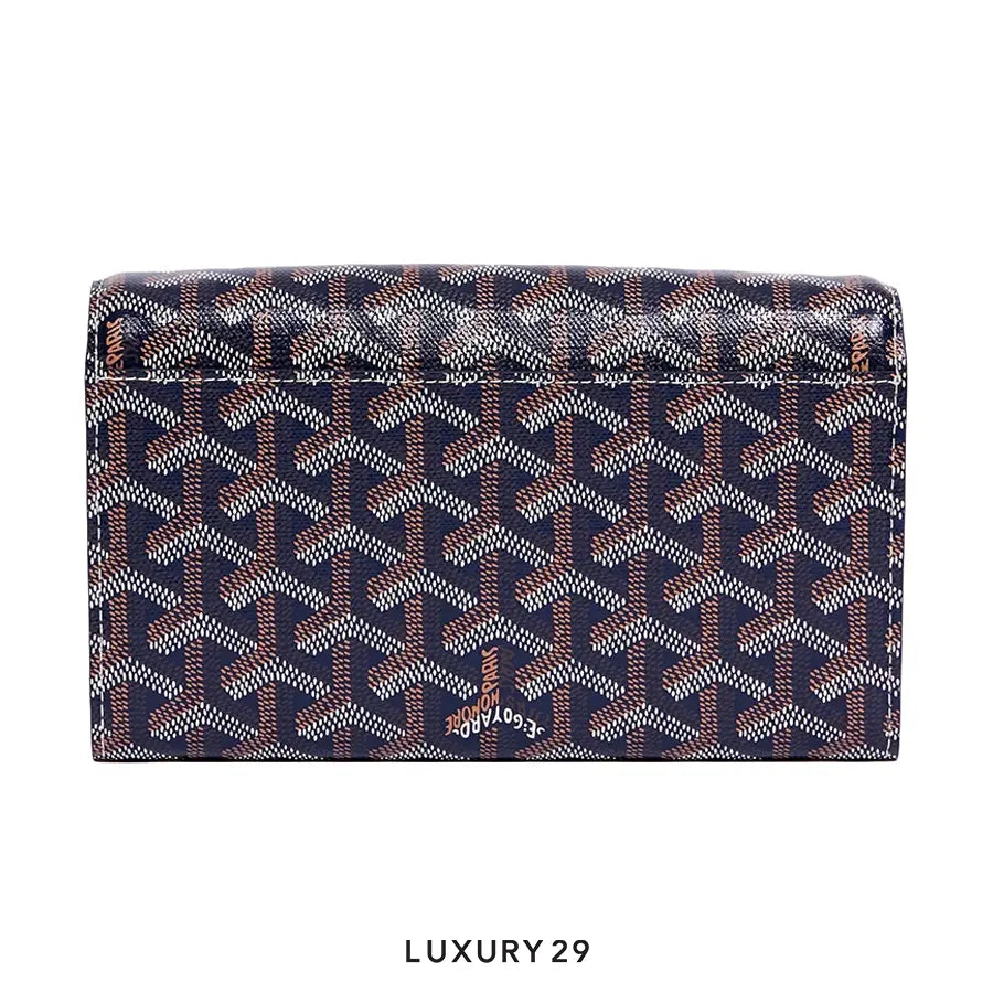 Goyard Varenne Continental Wallet Navy Blue GOYARD
