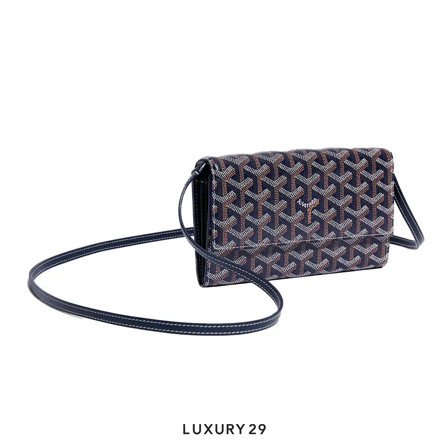 Goyard Varenne Continental Wallet Navy Blue GOYARD