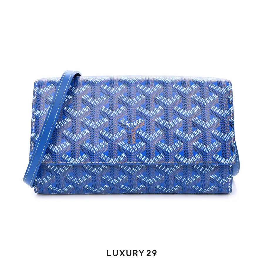 Goyard Varenne Continental Wallet Sky Blue