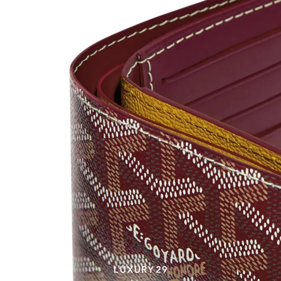 Goyard Victoire Wallet Burgundy GOYARD